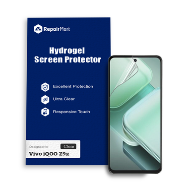 Vivo iQOO Z9x Compatible Premium Hydrogel Screen Protector With Full Coverage Ultra HD